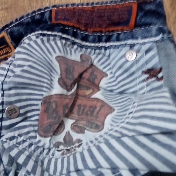 Rock Revival Women's 26 Ankle Skinny Jen Embellished Embroidered - Picture 9 of 13